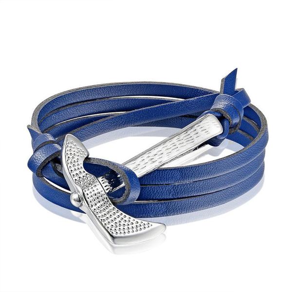 

livvy fashion high-quality ax leather bracelet fashion men's bracelet jewelry punk bracelet men's jewelry gifts as340 jllkad