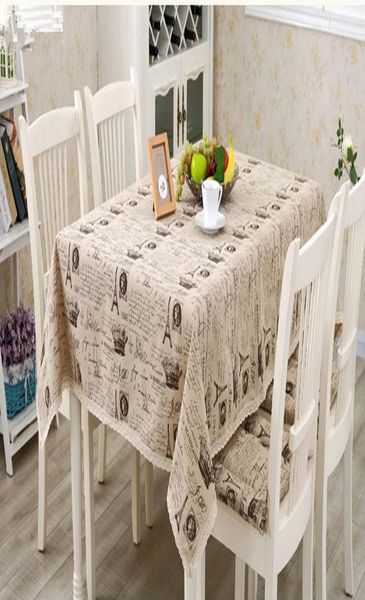 

crown pattern декоративная столовая ткань из хлопчатобумажных льняных кружева скатерть обеденный стол для кухни домашний декор bbyctt