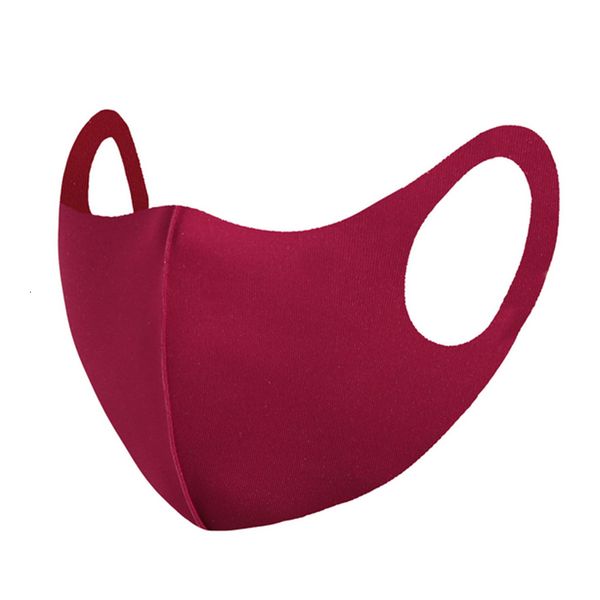 

fashion one masks piece face solid washable reusable mouth cover cycling wearing mask breathable thin m