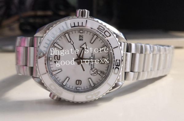 

39.5mm ladies white factory watches eta vs cal.8800 black ceramic axial automatic dive ladys date watch vsf women planet womens wristwa jfmv, Slivery;brown