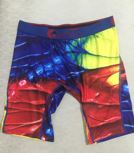 

new listing random styles ethika men's boxer underwear sports hiphop rock excise underwear skateboard street quick dry 4454, Black;white