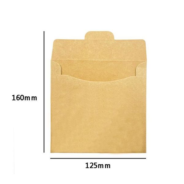 

50pcs vintage kraft cd paper case blank kraft envelopes natural color plain kraft paper gift envelope d jllvjt