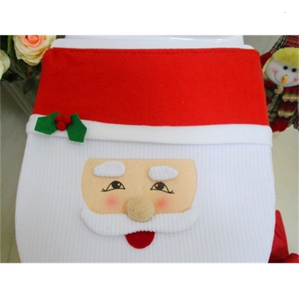 

seat happy santa toilet cover rug fashion bathroom set christmas decorations eea3955epf