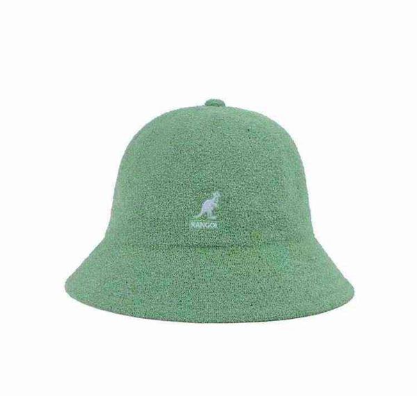 Caps de bola 2024 Kangaroo Kangol Fisherman Hat Hat Hat Sol Protetor solar Bordado Toalha Material 3 Tamanhos 13 cores japonesas Ins Super Fire Hat D5