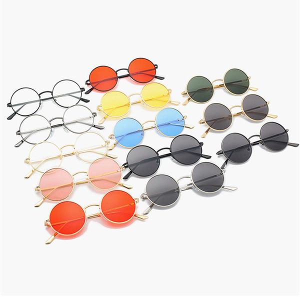 

sunglasses vwktuun round women men oversized sunglass metal frame sun glasses female vintage big shades uv400 eyewear, White;black
