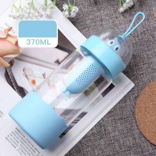 

girl student trendy glass cup with tea infuser strainers diffuser 4 colors water bottles creative drinking tumblers portable 370ml 13yy e1