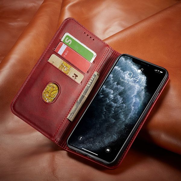 

for iphone12 leather case for apple 11 pro phone case 78plus/xs max flip cover cell phone cases iphone case