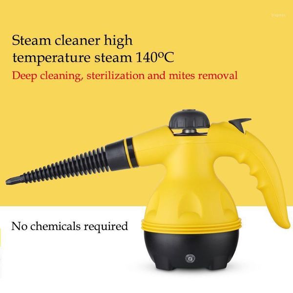 

electric steam cleaner portable handheld steamer household home office room cleaning appliances attachments kitchen brush tool1