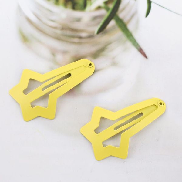 

12pcs cute hair accessories children kids girls women hair clip star hair pins color hairpin fashion metal barrette hairgrip 4cm wmtnhx, Black;brown