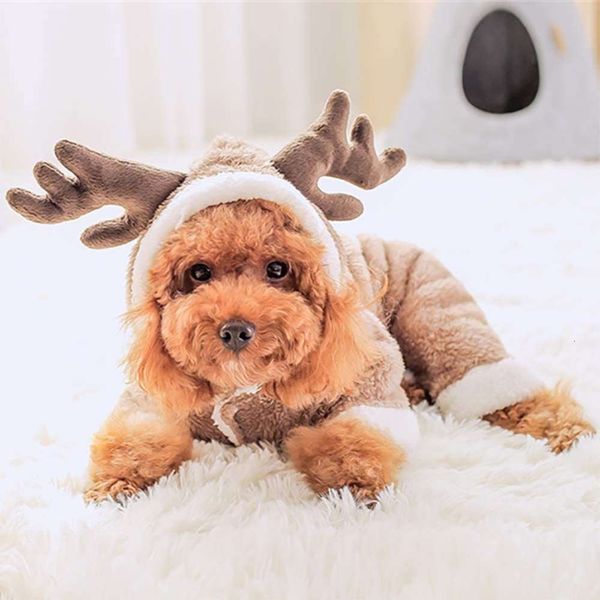 

autumn and winter teddy kirby bear deer dog bulldog bomei chenery pet four legged clothing