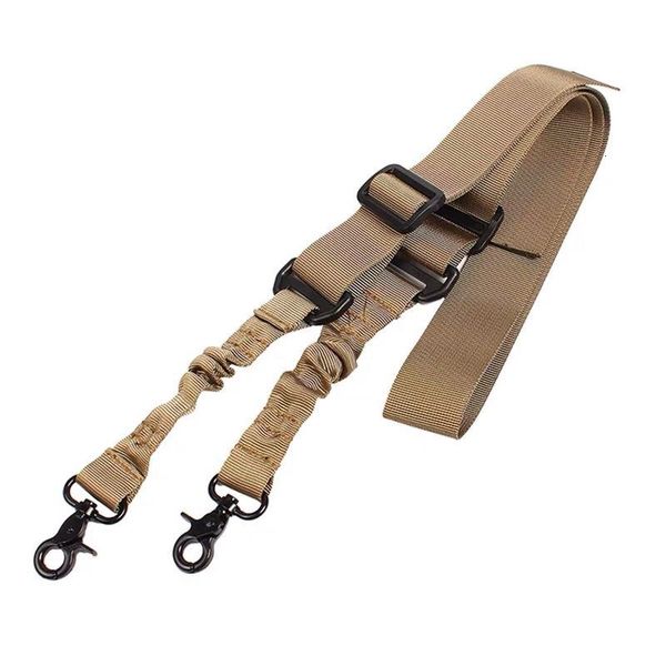 

outdoor tactical 2 two point sling dual bungee strap snap hook adjustable
