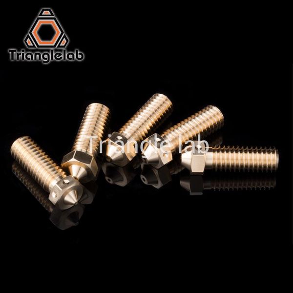 

trianglelab 1pc top quality латунь вулкан насадка для 3d-принтеров hotend для e3d volcano hotend m6 equoter norder q sqciwr