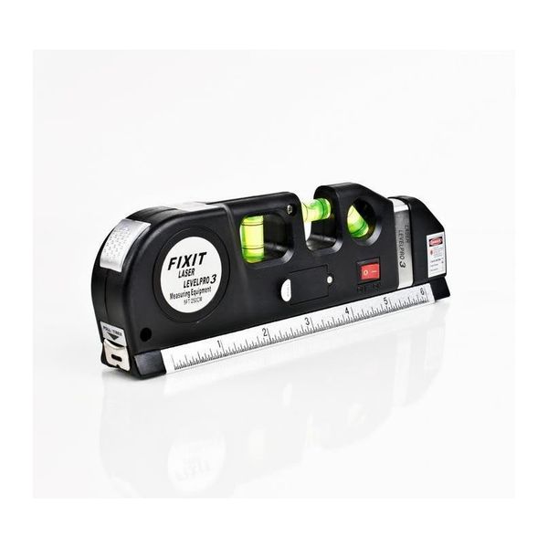 

genuine laser level wire infrared cross line laser rulerl tape measure 2.5 meter aluminum sqcfbn dh_seller2010