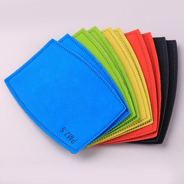 

color pm2.5 masks in layer disposable mask filter face inner respirator replacement pm 2.5 filter 5 paper pads pad gasket protective 2020