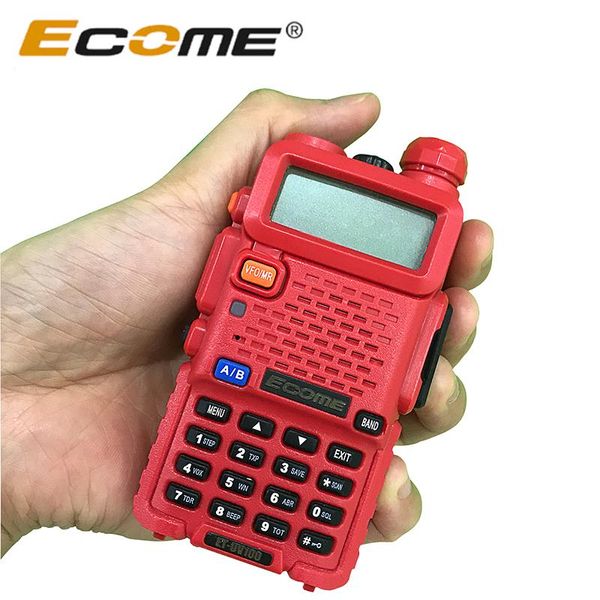 

walkie talkie ecome et-uv100 uhf and vhf original