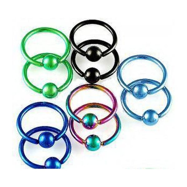 

shipping wholesales 100pcs/lot mix 7 colors 16g stainless steel body jewelry cbr ring eyebrow banana bar nose rings btywr, Silver