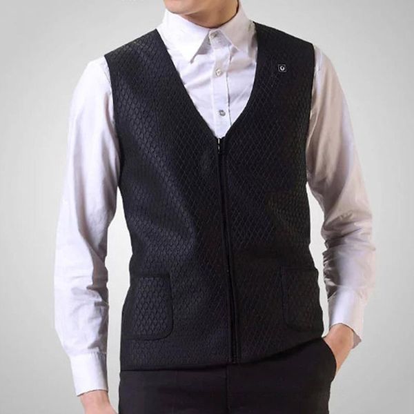 

smart thermostat usb heater thermal warm vest outdoor riding skiing hiking fishing hunting charging heated vest, Black;white