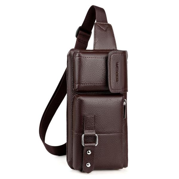 

waist bags style men's running bag outdoor sports multi-functional chest casual shoulder