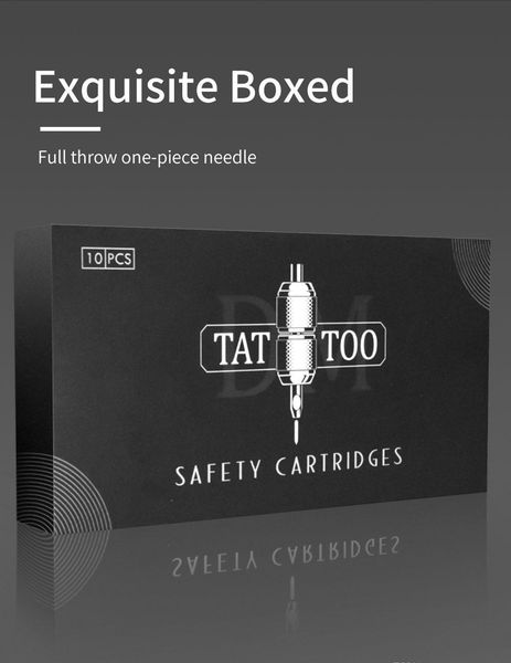 

cartridge rs needle for cartridge rm grips rl safety tattoo needles tattoo disposable machines 10pcs sterilized m1 bbyef sweet07