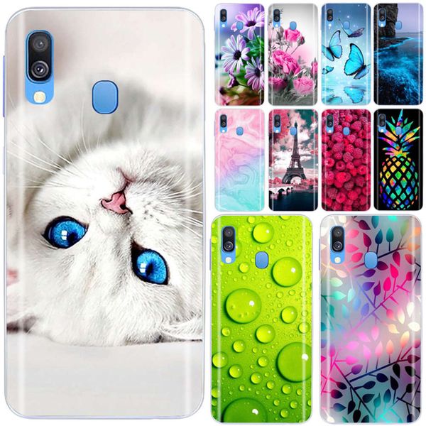 

silicone cover soft tpu phone for samsung galaxy a40 a 40 a405 sm-a405f a405f silicon case coque shell
