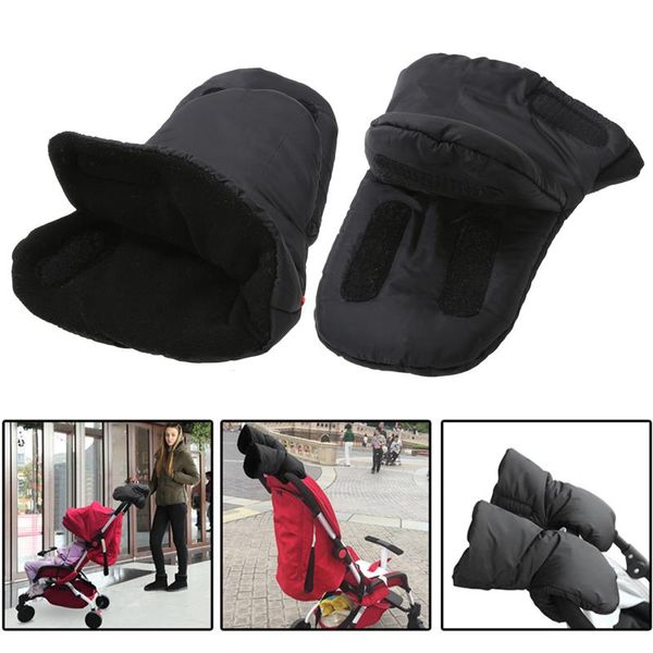 

baby pram stroller gloves pushchair hand muff warm fleece gloves mom winter baby stroller accessory