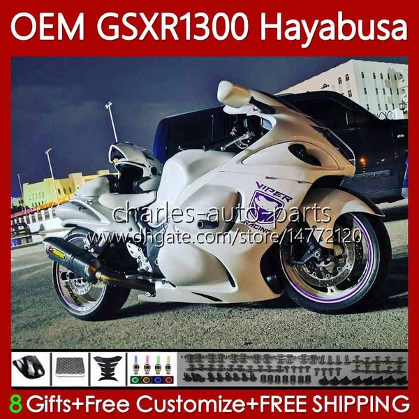 Injeção para Suzuki GSX R1300 R1300 Hayabusa GSXR 1300 CC 14 15 16 17 18 19 CORPO 77NO.304 GSXR-1300 1300CC 08-19 GSXR1300 08 2008 2009 2010 2011 2012 2013 Fearding Roxo Branco