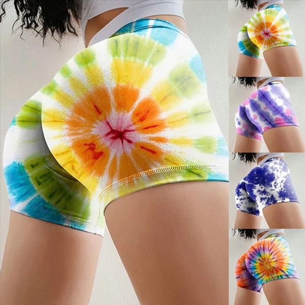 

30 women tie dye leggings workout summer high waisted booty legging running leggings fitness leggins oversized short pants, Black