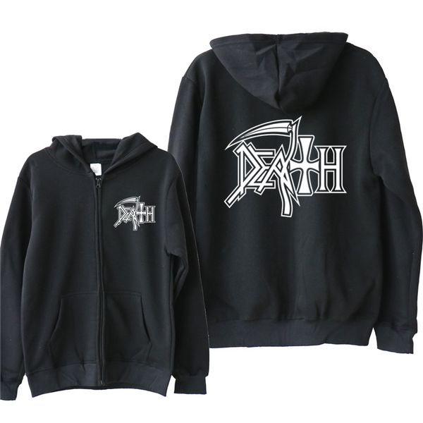 ROCK BAND HEAVY METAL Death Felpe Spring Thin Unisex Death Pullover Felpe con cappuccio C1117