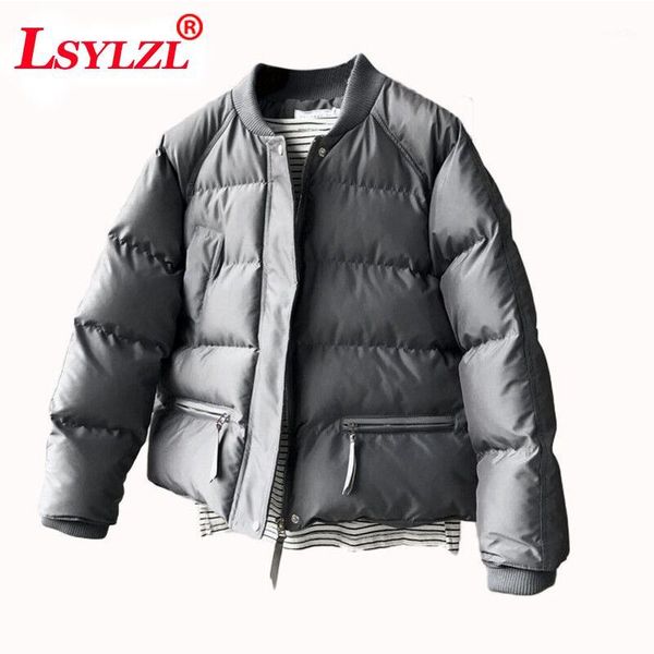 

winter warm thick ladies jacket woman zipper clothing solid color female quilted coat 2019 new plus size snow parka c4981, Black