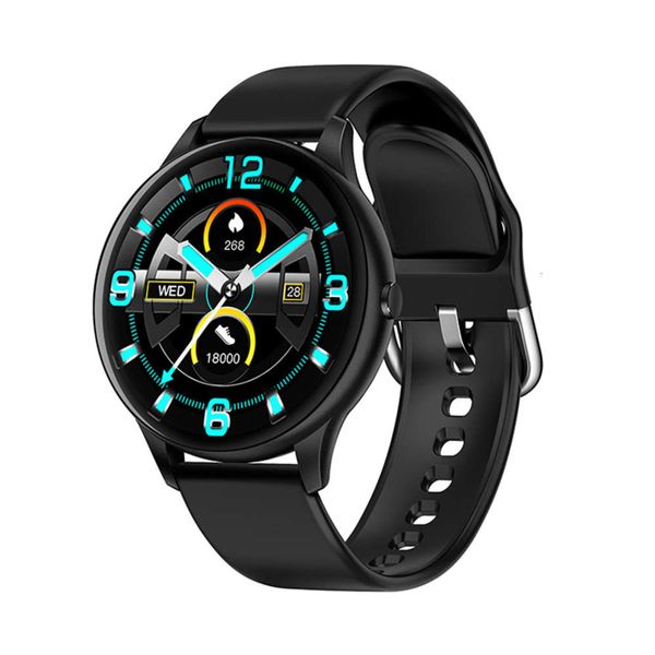 

new smart bracelet 1.3 touch round screen temperature, heart rate and blood prsure monitoring exercise waterproof bluetooth watch
