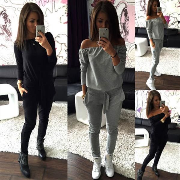 

новые женщины 2 шт. вечернее общее clubwear ladies party paysuit брюки бродячие дамы женщины краткие сплошные комбинезоны rompsers, Black;white
