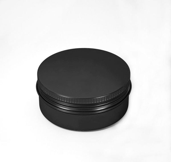 

empty aluminum cosmetic containers pot lip balm jar tin for cream ointment hand cream packaging box 10-15-20-30-50-60-80-100-150ml