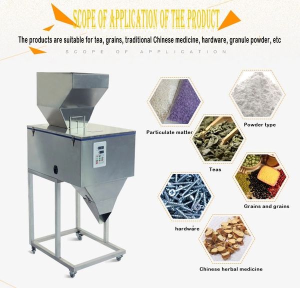 

3-5000g factory direct sales big quantitation granules powder weighting filling machine with foot pedal