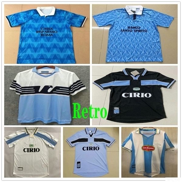 

retro lazio soccer jerseys 1989 1992 1999 2000 2014 nesta crespo salas mihajlovic veron stankovic inzaghi nedved 91 92 99 00 football shirt, Black;yellow