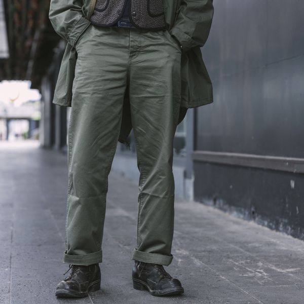 

w2 1942 army the chinese military eusa casual pants men of vintage khaki loose fitting etpc, White;black