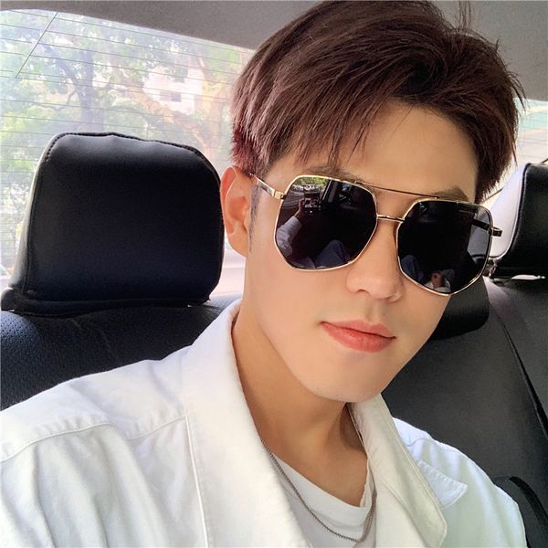 

big face and thin, elegant korean version of fashionable men's polarized driving sunglasses 2020 new anti ultraviolet sunglasses