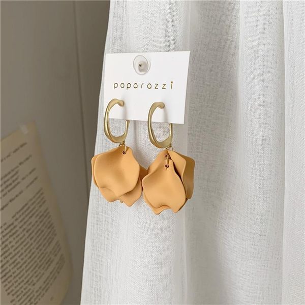 

shamir korea temperament small petals stud earrings, restoring ancient ways is super fairy long face shape earrings, Golden;silver