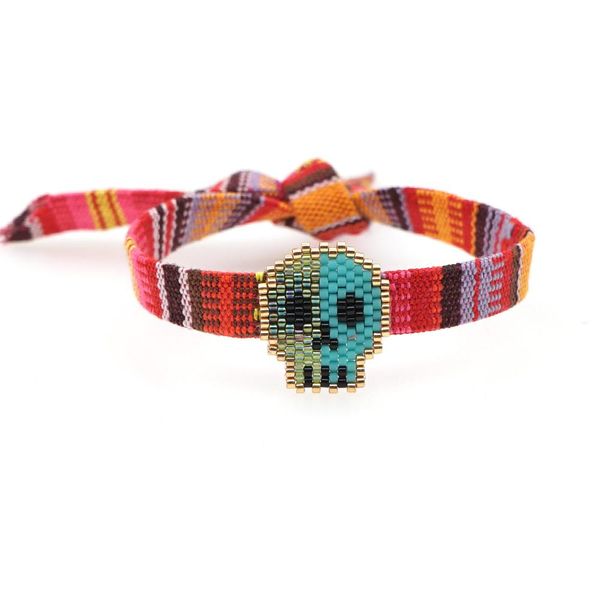 

go2boho bracele braclet женщины хэллоуин miyuki браслеты pulseras ювелирные изделия 2020 новые украшения ручной работы подарок для детей wmt, Bronze;silver