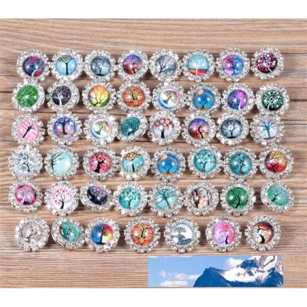 

new factoryj9qhfashion rivca styles jewelry snaps 18mm mix rhinestone metal snap button charm fit bracelets noosa chunk