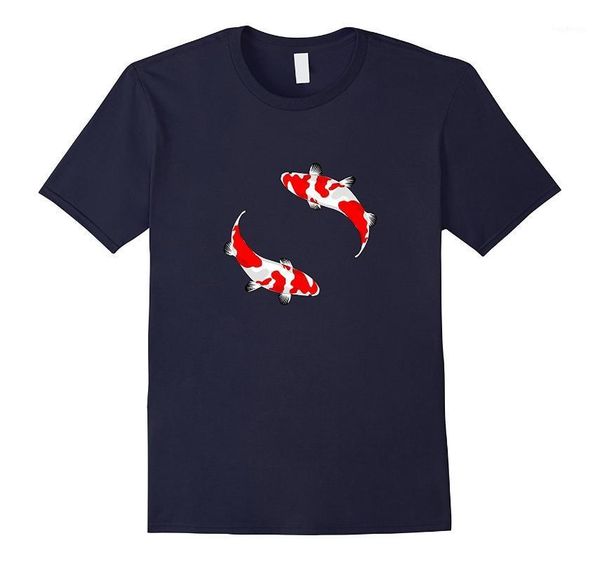 

chinese koi carp t shirt gift idea for fish lovers & owners 2017 short sleeve cotton t-shirts man clothing colour funny printed1, White;black