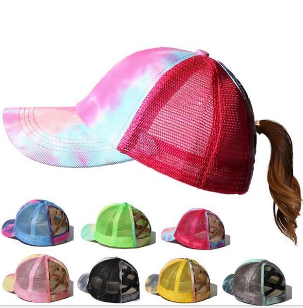 

ponytail бейсбольные колпачки твердые грязные промытые хлопчатобумажные моды хип-хоп sport s visor sun cap hat snapbacks dhc3581
