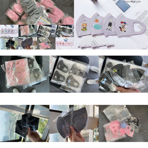 

black child masks designer mask pm2.5 face kids anti dust pollution cartoon mouth mas rvpg mvq0