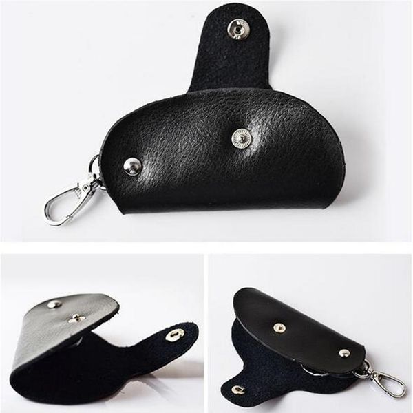 

2020 sale pu leather key wallet women man keychain covers zipper keys case bag housekeeper keys o jllixr, Red;blue