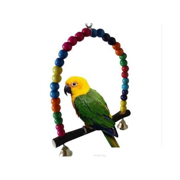 

wholesales 2019 parrot swing pet toy colorful bird parakeet b qylsys new_dhbest