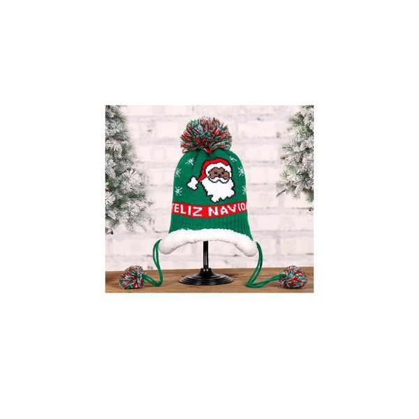 

children's new knitted christmas warm velvet decorative children's hat autumn and winter wool babies childr qylhyx, Yellow