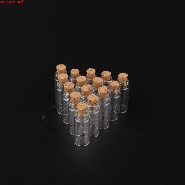 Großhandelspreis 3ML / 3G Holz Kork Glasflasche Kleine Kleine dekorative Flasche Schöne Wishing-Flaschen 200pcs / lot Kostenloser Versand Gute Menge