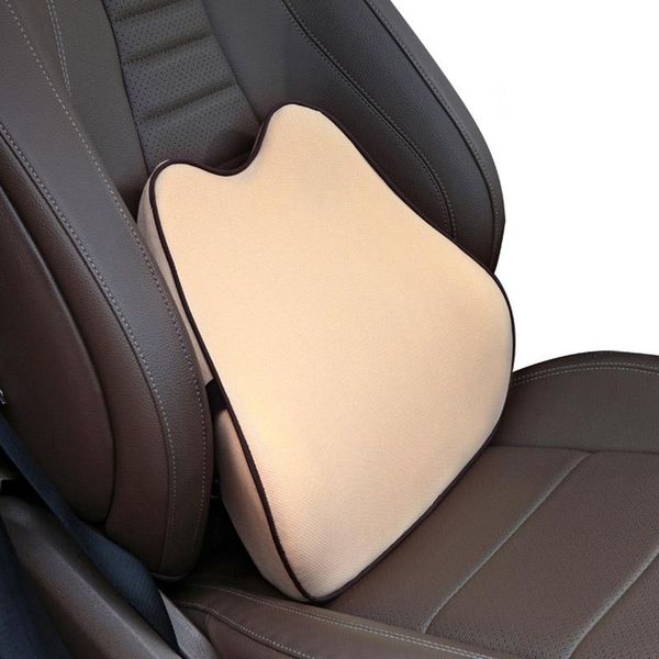 

universal car waist pillow memory rest seat pillow cotton breathable automobile back lumbar support rest waist protector cushion