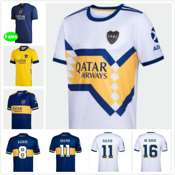 

2020 2021 boca juniors soccer jersey home away maradona gago osvaldo carlitos perez de rossi tevez pavon jrs men kids football shirt top, Black;yellow