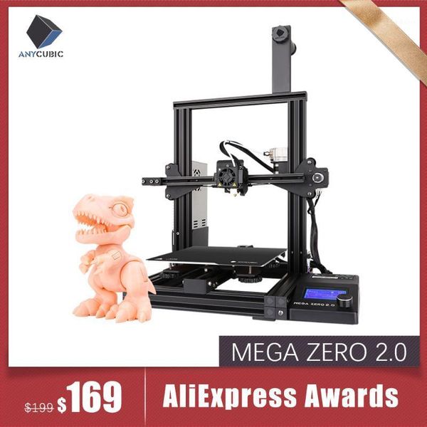 

printers anycubic 3d printer mega zero 2.0 impresora diy kit full metal large printing size touch screen lcd filament sd card drucker1