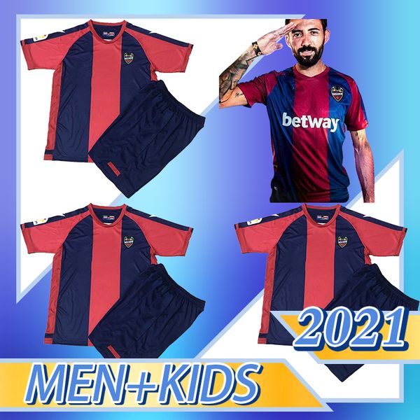 

20 21 levante ud fans version soccer jersey 2020 2021 rochina levante a.j.morales bardhi j campana high-quality football shirts, Black;yellow